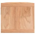 Étagère murale avec paniers 62x18x16 cm Bois massif de noyer