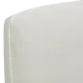 Housse de chaise droite extensible 4 pcs Crème