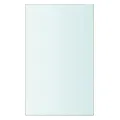 Panneaux d'étagère 2 pcs Verre Transparent 20 x 12 cm