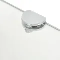 Étagères d'angle 2 pcs et supports Verre Transparent 45x45 cm