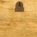 Lot de 2 étagères murales en bois solide