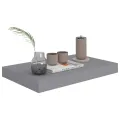 Étagères murales flottantes 4 pcs Gris 40x23x3,8 cm MDF