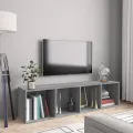 Bibliothèque/Meuble TV Sonoma gris 143x30x36cm Bois ingénierie
