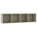 Bibliothèque/Meuble TV Chêne sonoma 143x30x36 cm