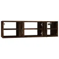 Étagère murale chêne fumé 102x30x29 cm bois d'ingénierie