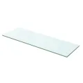 Panneaux d'étagère 2 pcs Verre Transparent 60 x 15 cm