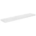 Étagère murale flottante 4pcs Blanc brillant 120x23,5x3,8cm MDF