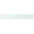 Panneaux d'étagère 2 pcs Verre Transparent 100 x 12 cm