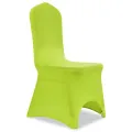 Housse de chaise extensible 6 pcs vert