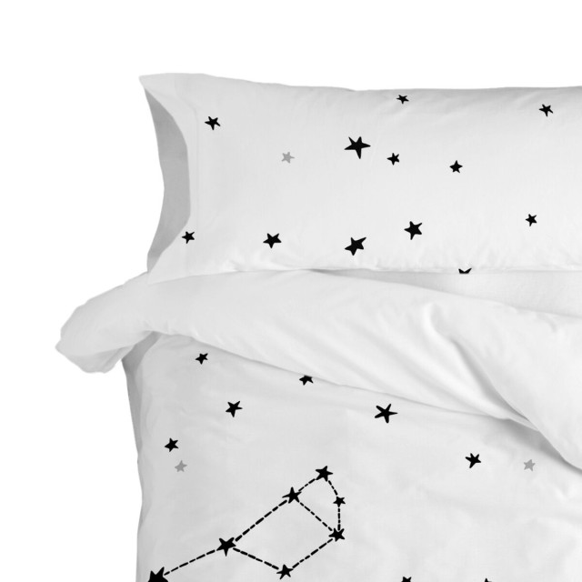 Funda de almohada HappyFriday Blanc Constellation Multicolor 45 x 155