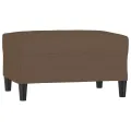 Repose-pied Marron 70x55x41 cm Tissu