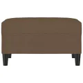 Repose-pied Marron 70x55x41 cm Tissu