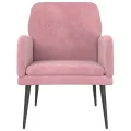 Fauteuil Rose 62x79x79 cm Velours