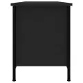 Meuble TV noir 102x35x45 cm bois d'ingénierie