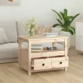 Table basse 71x49x55 cm Bois massif de pin