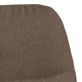 Chaise de relaxation Taupe Tissu