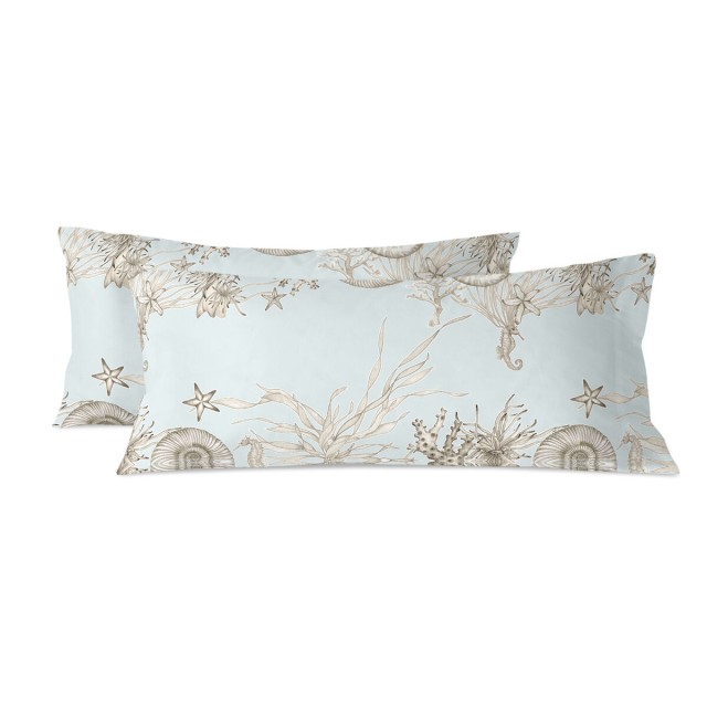 Taie d'oreiller HappyFriday Coral reef Multicouleur 45 x 110 cm (2 Uni