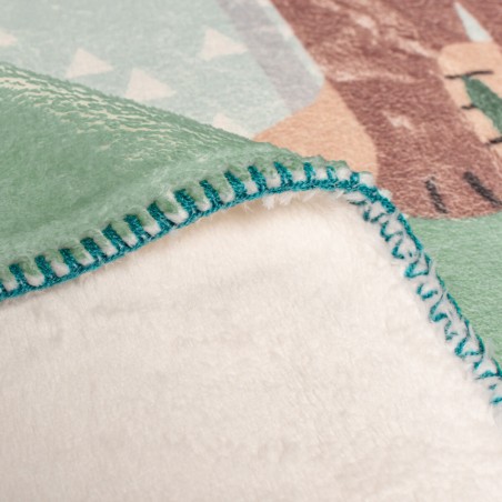 Blanket HappyFriday Moshi Moshi Harvestwood Multicolour Microfibre 110