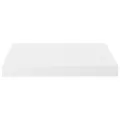 Étagère murale flottante 4 pcs Blanc brillant 40x23x3,8 cm MDF