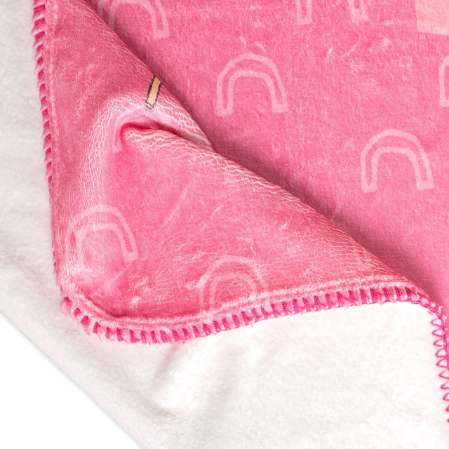 Coperta HappyFriday Moshi Moshi Hola Multicolore Microfibra 110 x 140