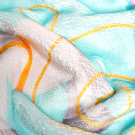 Blanket HappyFriday Mr Fox Pumpkin Multicolour Microfibre 110 x 140 cm 2