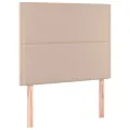 cadre de lit avec matelas Cappuccino 100x200 cm