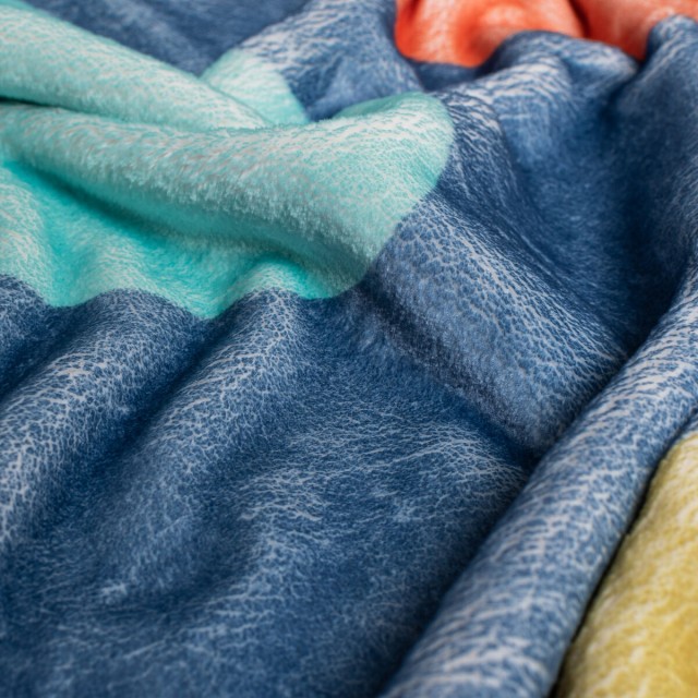 Manta HappyFriday Moshi Moshi Holidays Multicolor Microfibra 110 x 140