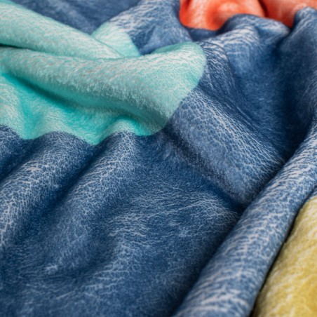 Manta HappyFriday Moshi Moshi Holidays Multicolor Microfibra 110 x 140