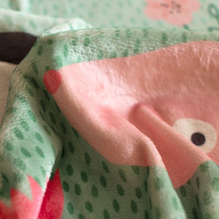 Blanket HappyFriday Moshi Moshi Best Buddies Multicolour Microfibre 11 2