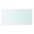 Panneaux d'étagère 2 pcs Verre Transparent 40 x 20 cm
