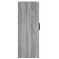 Armoires murales 2 pcs sonoma gris bois d'ingénierie