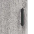 Armoires murales 2 pcs sonoma gris bois d'ingénierie