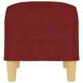 Banc Rouge bordeaux 70x35x41 cm Tissu