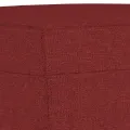 Banc Rouge bordeaux 70x35x41 cm Tissu