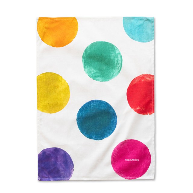 Paño de Cocina HappyFriday Confetti Multicolor 70 x 50 cm (2 Unidades