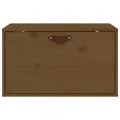 Armoire murale Marron miel 60x30x35 cm Bois de pin massif