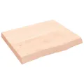 Étagère murale 60x50x(2-6) cm bois de chêne massif non traité