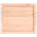 Étagère murale 60x50x(2-6) cm bois de chêne massif non traité