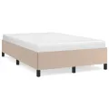 Cadre de lit sans matelas cappuccino 120x200 cm similicuir