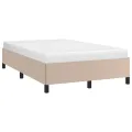 Cadre de lit sans matelas cappuccino 120x200 cm similicuir