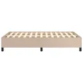 Cadre de lit sans matelas cappuccino 120x200 cm similicuir