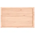 Étagère murale 100x60x(2-4) cm bois de chêne massif non traité