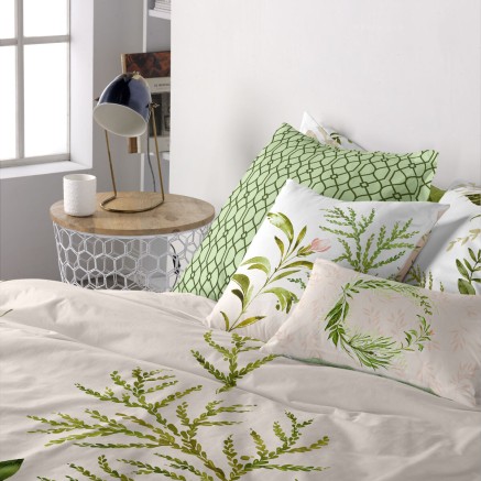 Set de housses de coussin HappyFriday Herbal Multicouleur 2 Pièces 2