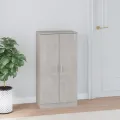 Armoire à chaussures Gris béton 55x35x108 cm Bois d'ingénierie