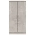 Armoire à chaussures Gris béton 55x35x108 cm Bois d'ingénierie