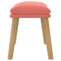 Repose-pied Rose 45x29,5x35 cm Velours