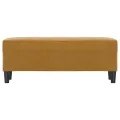 Banc Marron 100x35x41 cm Velours