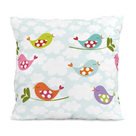 Dekbedovertrek set HappyFriday Mr Fox Little birds Multicolour Bed van