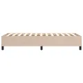 Cadre de lit sans matelas cappuccino 100x200 cm similicuir