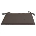Chaises de jardin avec coussins taupe lot de 3 Bois teck massif